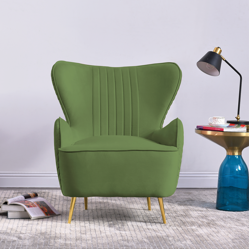 Rubeza Scott Lottie Collection Armchair - Grass Green 2